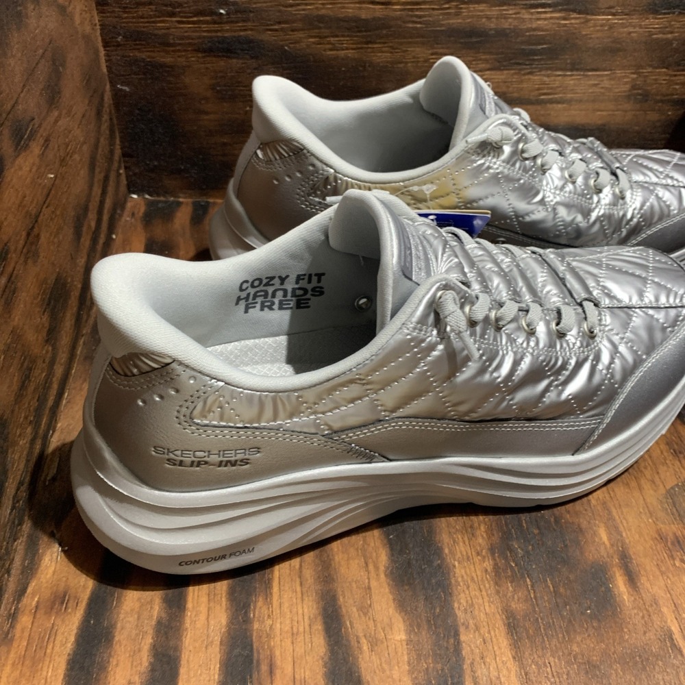 Skechers Hands Free Slip-ins: Contour Foam - Cozy Fit sneakers Men's Size 9.5 - Picture 4 of 9